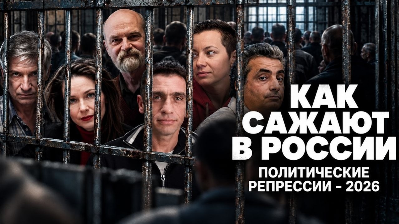 Как сажают в России: политические репрессии — 2026