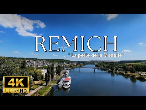 Luxembourg Remich, la perle de la Moselle, Video in 4K, Relaxation Music & Video