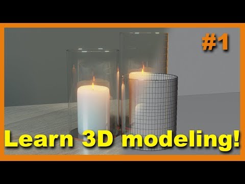 Learn 3D Modeling For Absolute Beginners! Blender 2.8 - Episode 1