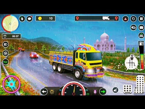 Indian Truck Cargo Transpoter Driver 3D - Offroad Heavy Truck Driving Simulator - Andriod Gameplay