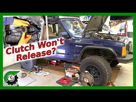 XJ Clutch Not Releasing: Throwout bearing and clutch fork Spring