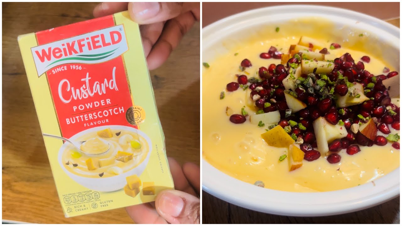 Trying Weikfield Custard Butterscotch Flavour…Tasty or Tasteless | Weikfield Custard Powder Recipe
