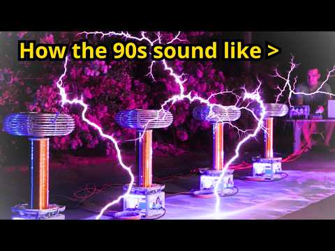 Better Off Alone, but with TESLA COILS