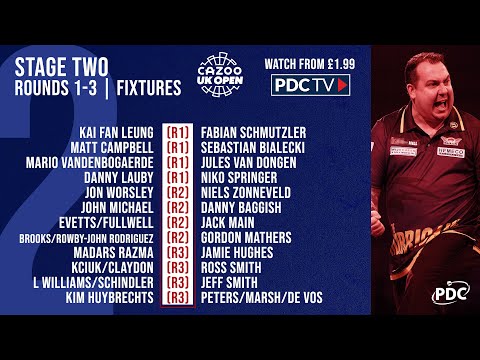 PDC Darts UK Open 2022 03 04 - Ted Evetts vs Jack Main - ENG