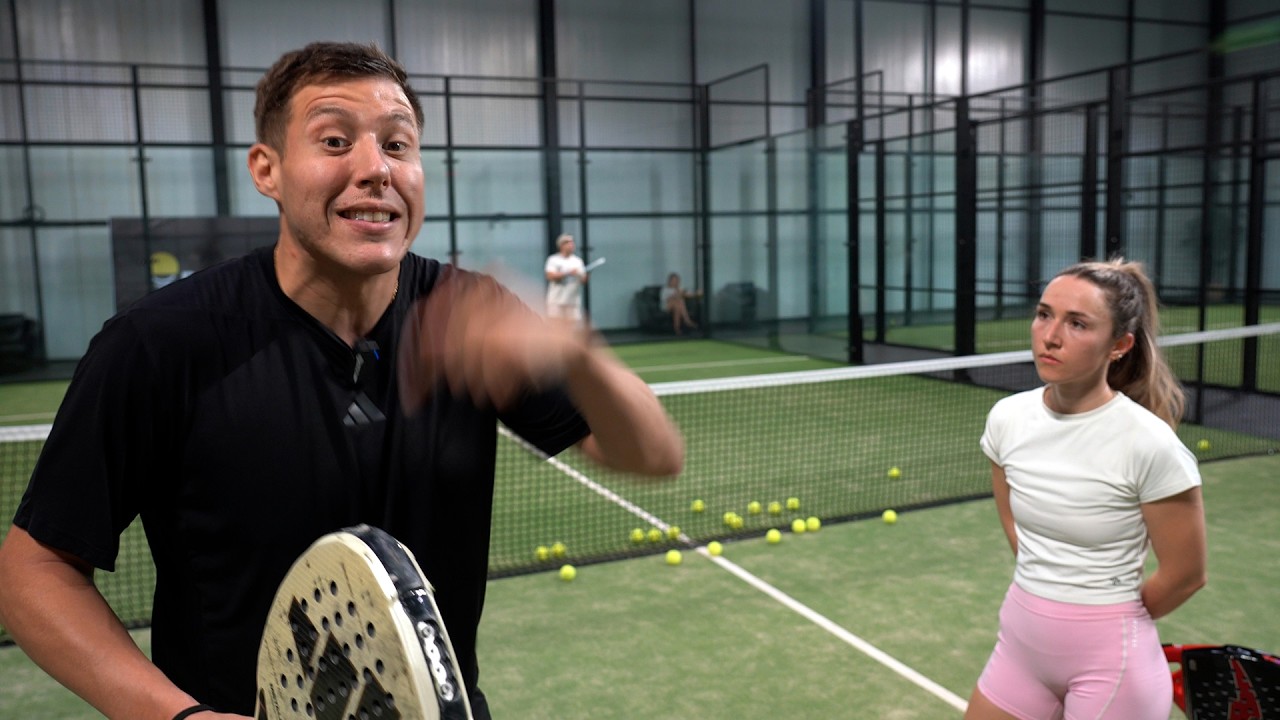 Parallel play from the back of the court