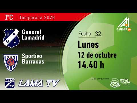 #PRIMERA C | GRAL. LAMADRID - SP. BARRACAS | FECHA 32