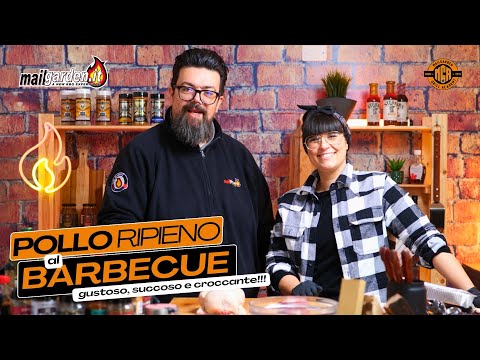 Come fare un pollo al barbecue gustoso e succoso (Ricetta Pollo ripieno)