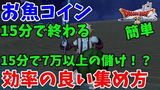 [ドラクエ10実況]お魚コインを簡単に効率良く稼ぐ方法！限定交換屋に備える男[DQX]