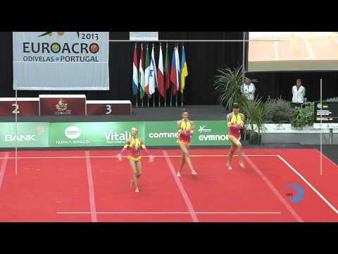 GREAT BRITAIN, Women's Group -- Euroacro 2013