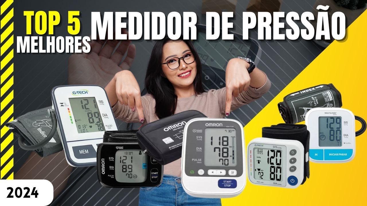 Os 5 Melhores Medidores de Pressão | Aparelho de Pressão 2024!