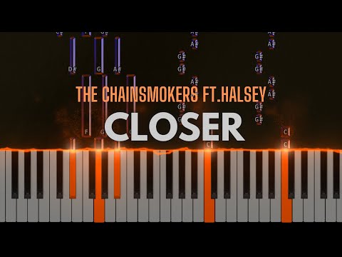 The Chainsmokers - Closer ft. Halsey - Piano Tutorial By Molten Glass