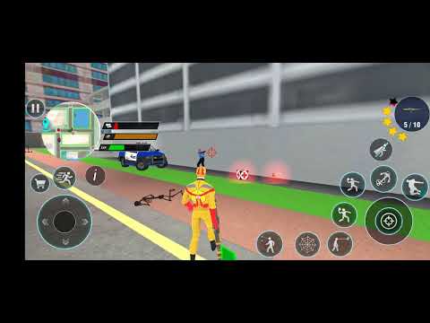 Police Robot Rope Hero Game 3d video