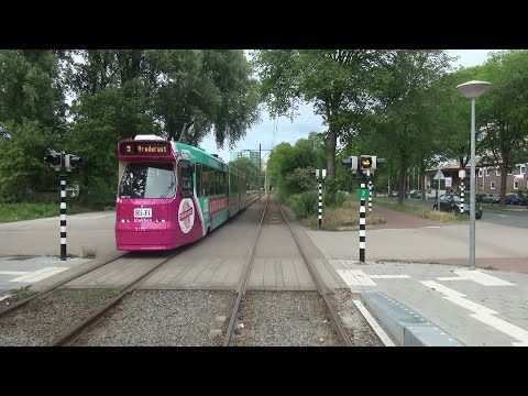 HTM tramlijn 9 Vrederust - Scheveningen Noorderstrand via Weteringplein | GTL8 3083