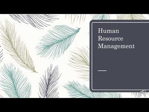 Human Resource Management: Chapter 1 - Introduction