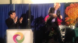 George Noory invites David Wilcock to show off his best moves at New Living Expo 2015