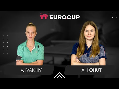 13:30 Valeriia Ivakhiv - Alina Kohut 30.10.2025 TT Euro.Cup Women Ukraine Star. TABLE 4