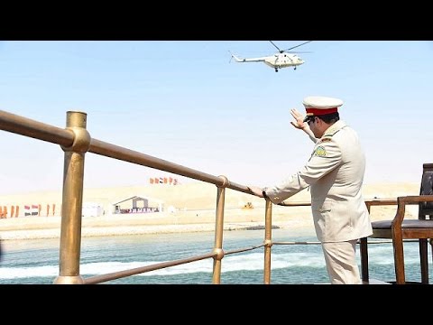 Al-Sissi inaugure en grande pompe l'élargissement du canal de Suez Al-Sissi inaugure en grande pompe l'élargissement du canal de Suez