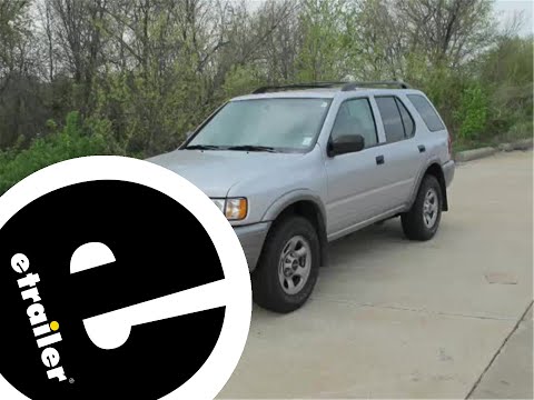 Mount: T-One Vehicle Wiring Harness with 4-Pole Flat Trailer Connector on a 2001 Isuzu Rodeo
