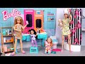 Barbie Ken Doll Family School Morning Routine