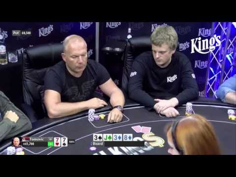 5/7 EN CELEBRITY CASH KINGS NLH 100/100 BUTTON ATTACK