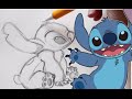 How to Draw STITCH from Disney's Lilo and Stitch - @DramaticParrot