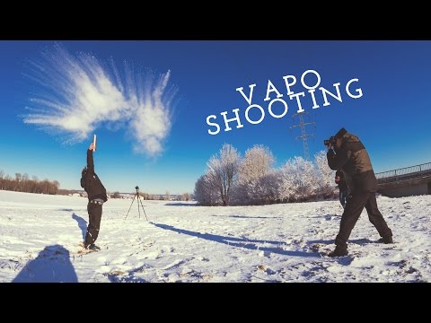 Verdampfendes Wasser im Winter fotografieren (Mpemba Effekt) // Blanks Bilderwelt