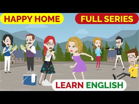 ❤️Happy Home Full Series | Animated stories | English Story | English Conversation | Window English
