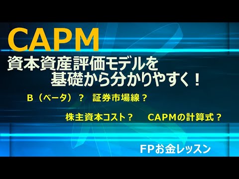 金融資産価格モデルについて詳しく解説