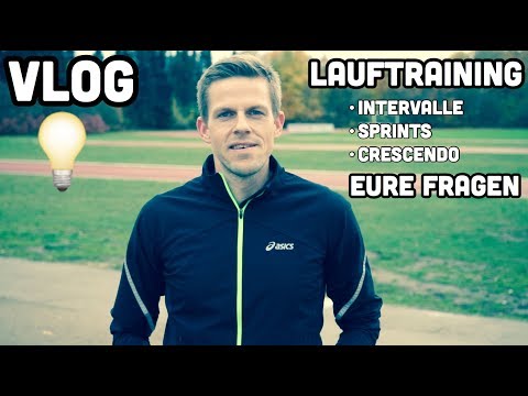Lauftraining - Meine Laufwoche · Intervalltraining · Crescendolauf · Eure Fragen