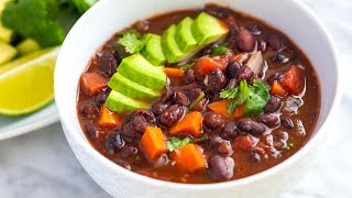 How to Make Our Favorite Homemade Black Bean Soup