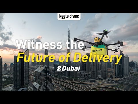 Keeta Drone Delivery Now in Dubai!