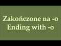 Vocative case - wołacz
