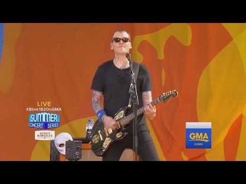Blink 182 - All the Small Things live (2016, Good Morning America)