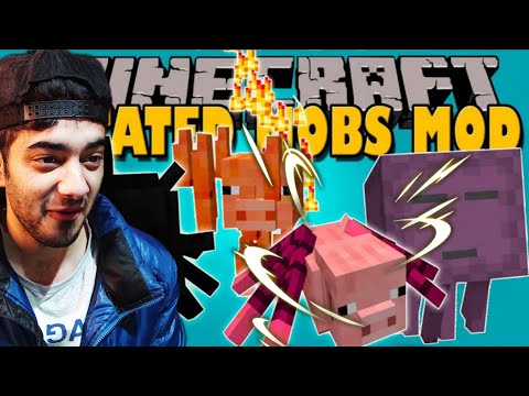 NEW MOBS BATTLE - Minecraft MOD SHOWCASE #1