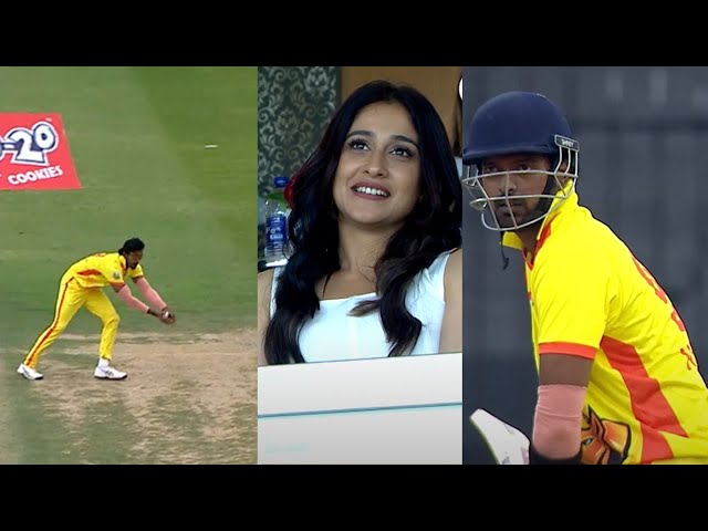 Vikranth’s amazing performance with bat and ball vs Punjab | Cricket Highlights | Celebrity Cricket