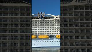 Utopia of the Seas sailing away from Port Canaveral! #shorts #utopiaoftheseas #cruiseship