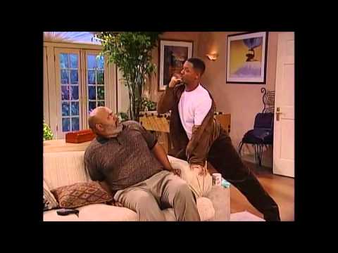 Will Smith singing "And I'm telling you I'm not going" on Fresh Prince of Bel Air