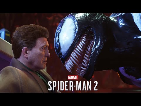 Harry Punishes His Father For Transforming Him Into Venom Scene - Marvel's Spider-Man 2 PS5 2023