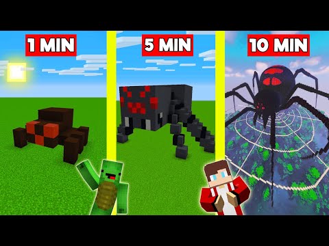 EPIC SPIDER SHOWDOWN: Noob vs Pro in Minecraft!