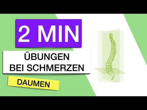 Daumenschmerzen - Diese Übungen sind sinnvoll! (2min)