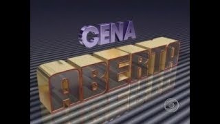 VINHETA DE ABERTURA | CENA ABERTA | REDE GLOBO | 2003