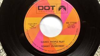 Games People Play , Tommy Overstreet , 1969 45RPM