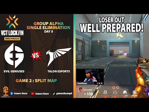 EVIL GENIUSES vs TALON ESPORTS - GAME 2 HIGHLIGHTS | VCT 2023 - SPLIT MAP | VCT Lock In - Sao Paulo