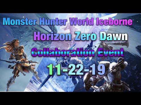 Monster Hunter World Iceborne Horizon Zero Dawn Collaboration Event