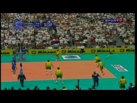 5º SET BRASIL 3 X 2 SERVIA FINAL WORLD LEAGUE 2009