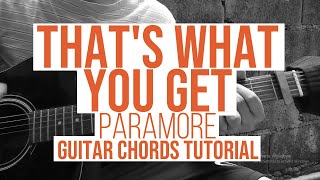 That's What You Get - Paramore - Guitar Chords Tutorial (Easy Way)