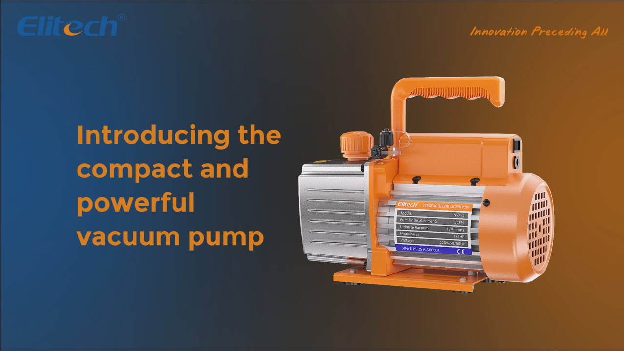 Meet the new Elitech NVP series vacuum pump!
