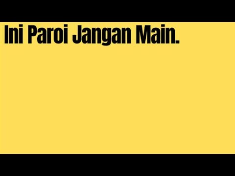 INI PAROI JANGAN MAIN- warisn9 feat. weapon sax (official audio nonvisualiser)