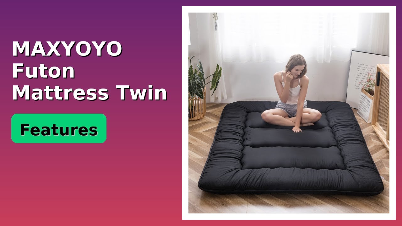 REVIEW (2026): MAXYOYO Futon Mattress Twin. ESSENTIAL details.