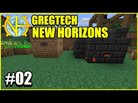 GregTech: New Horizons #02 - Tinkers Smelter and Coke Oven